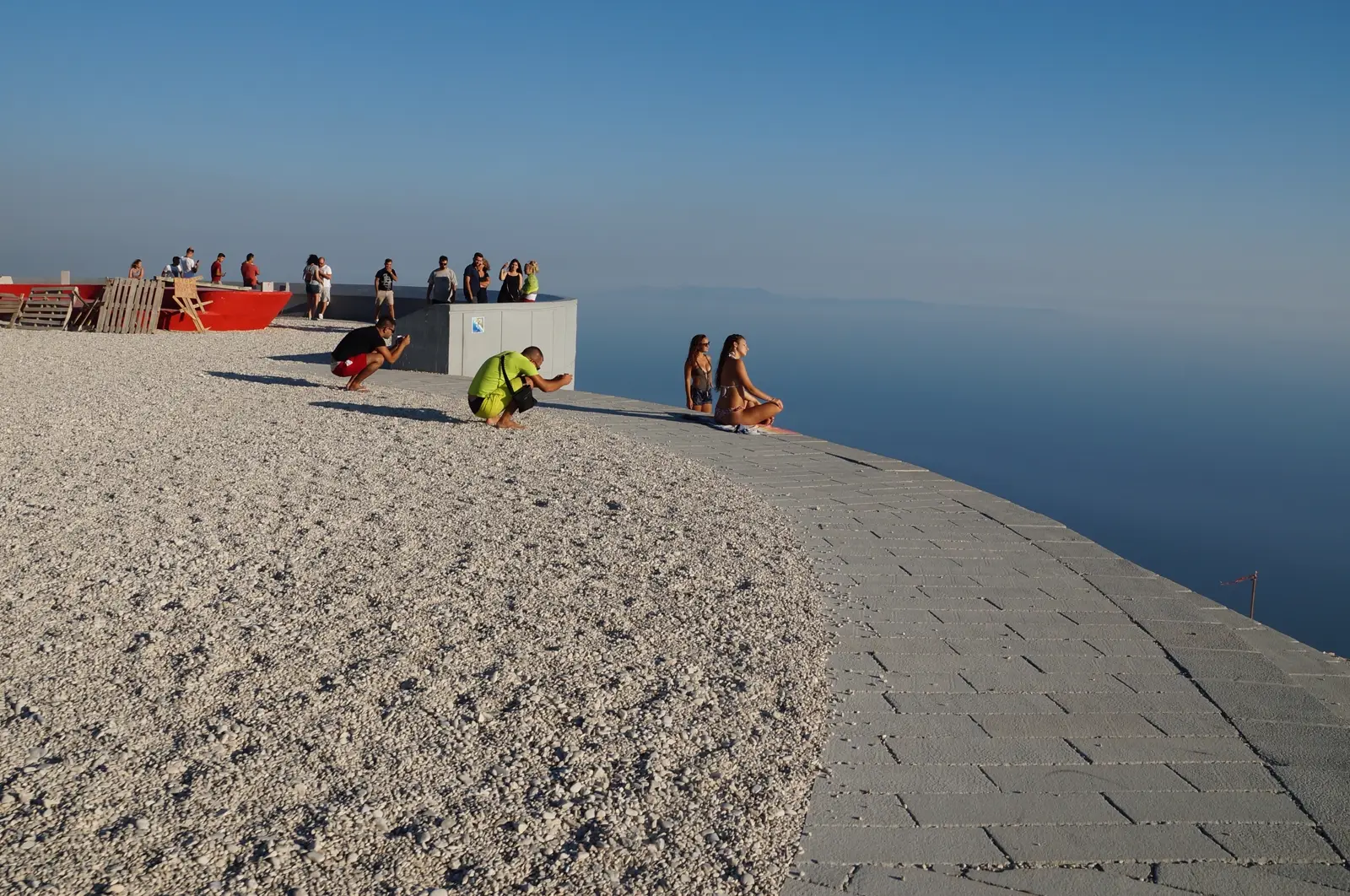 Llogara Pass road above the Albanian Riviera